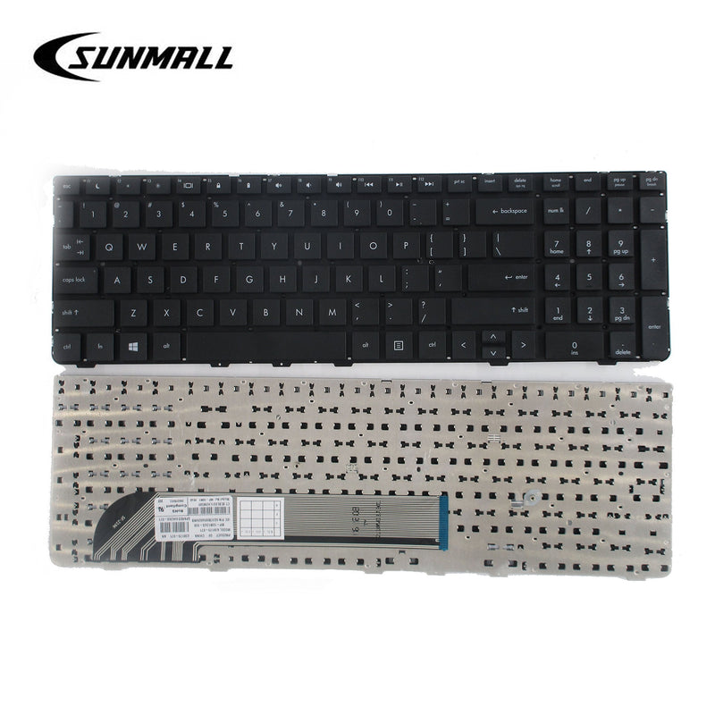 SUNMALL Keyboard Replacement Without Frame Compatible with HP ProBook 4530S 4535S 4730S 4735S Series Black US Layout