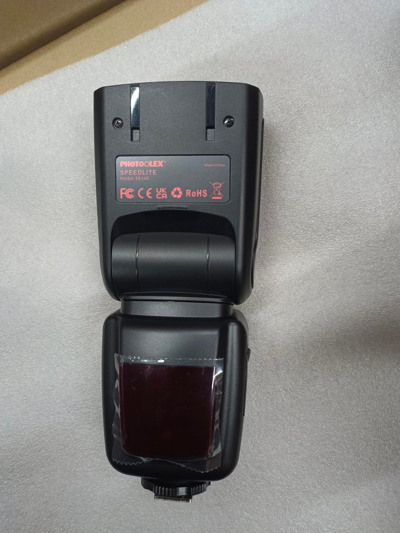 PHOTOOLEX LCD Camera Flash Speedlite for Canon Nikon Sony Panasonic Olympus Fujifilm Pentax Sigma Minolta Leica and Other SLR Digital Cameras and Digital Cameras with Single Contact Hot Shoe FK310