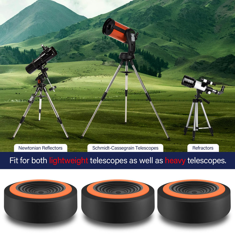 Astromania Anti-Vibration Suppression Pads Telescope Mounts - for Vibration-Free observing