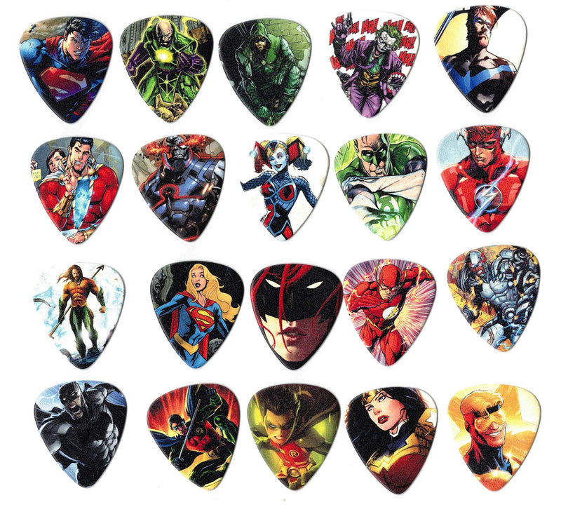 DC Comics Mega Guitar Picks (20 in a pack)