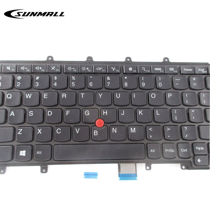 SUNMALL Keyboard Replacement Compatible with Lenovo thinkpad X230S X240 X240S X240I X250 X260 X270 Series Laptop Black US Layout
