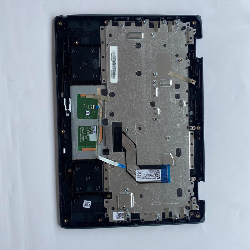 Replacement for Lenovo 500E Chromebook 2nd Gen (81MC) Laptop Upper Case Palmrest Non-Backlit Keyboard Touchpad Assembly Part 5CB0T79601 Black