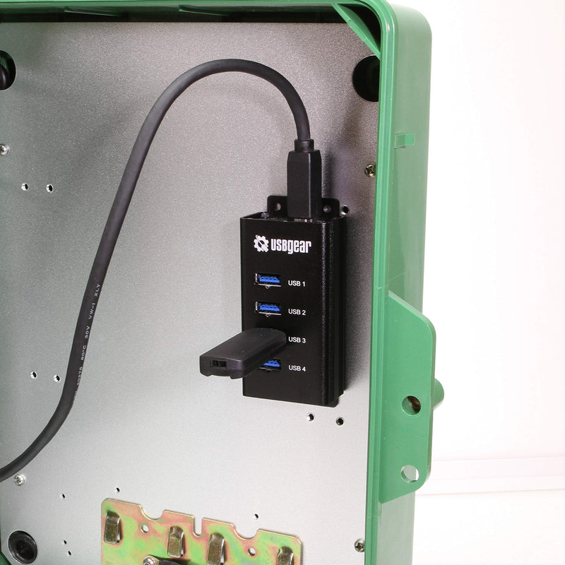 USBGear 4-Port USB 3.2 Gen 1 Mountable Charging and Data Hub
