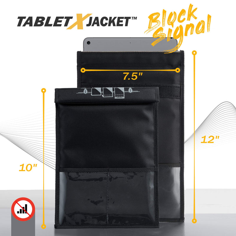 Faraday Defense Faraday Bag Jacket for All Cell Phones and Tablets - Military Grade, Law Enforcement, Executive Privacy, Travel & Data Security.