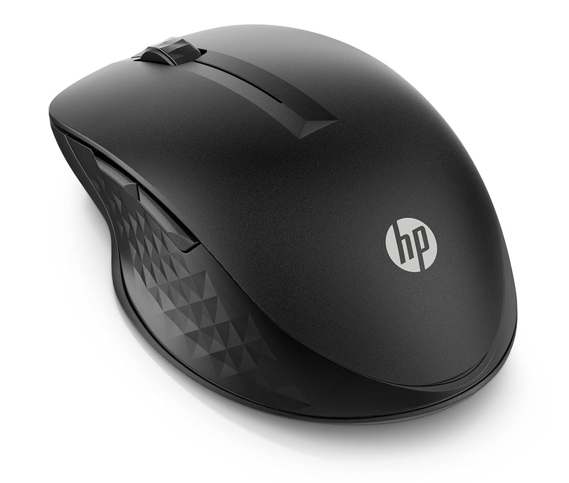 HP 430 Multi-Device Wireless Mouse - Black - Bluetooth 5.2 & 2.4GHz Wireless USB Receiver, up to 4000 DPI Blue Sensor, Customizable Buttons, 2-Year Battery, PC, Laptop, Mac, Chromebook (3B4Q2AA#ABL)