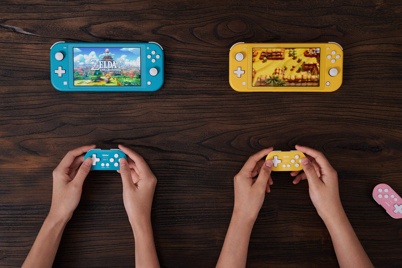 8Bitdo Zero 2 Mini Bluetooth Gamepad for Switch Windows Android MacOS Steam Raspberry Pi (Yellow) Yellow