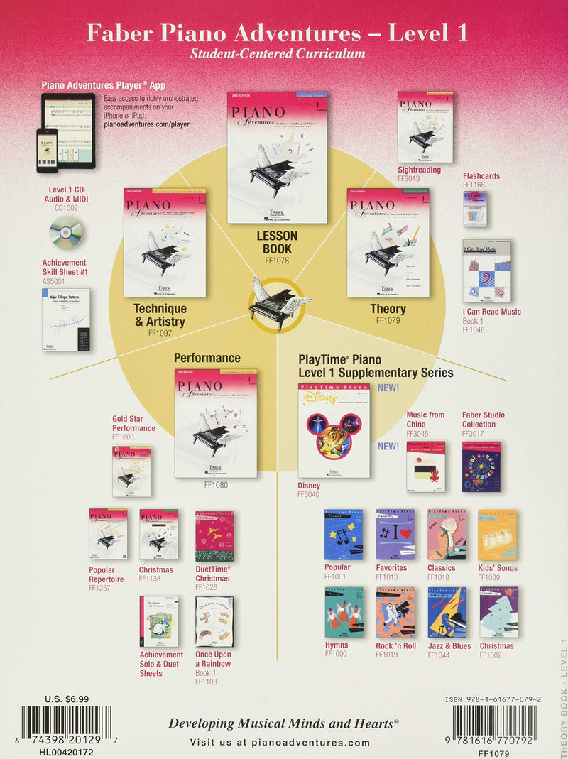 Piano Adventures - Theory Book - Level 1