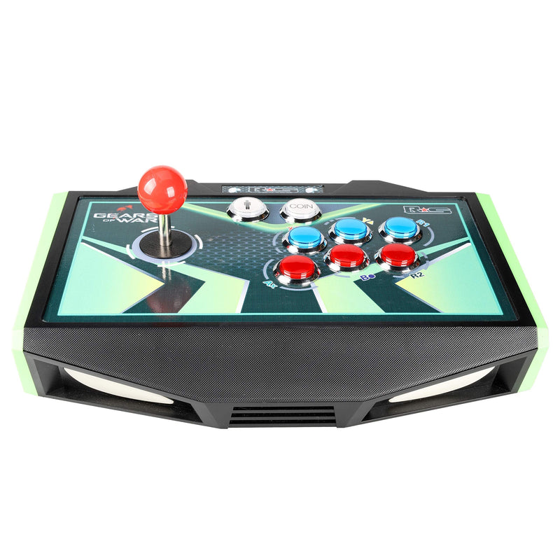 EG STARTS Arcade DIY Kit USB Encoder To PC Joystick + 8 Ways 5 Pin Stick + Chrome Plated LED Illuminated Push Button 1 Player & Coin Buttons For Arcade Mame Raspberry Pi 2 3 3B Games