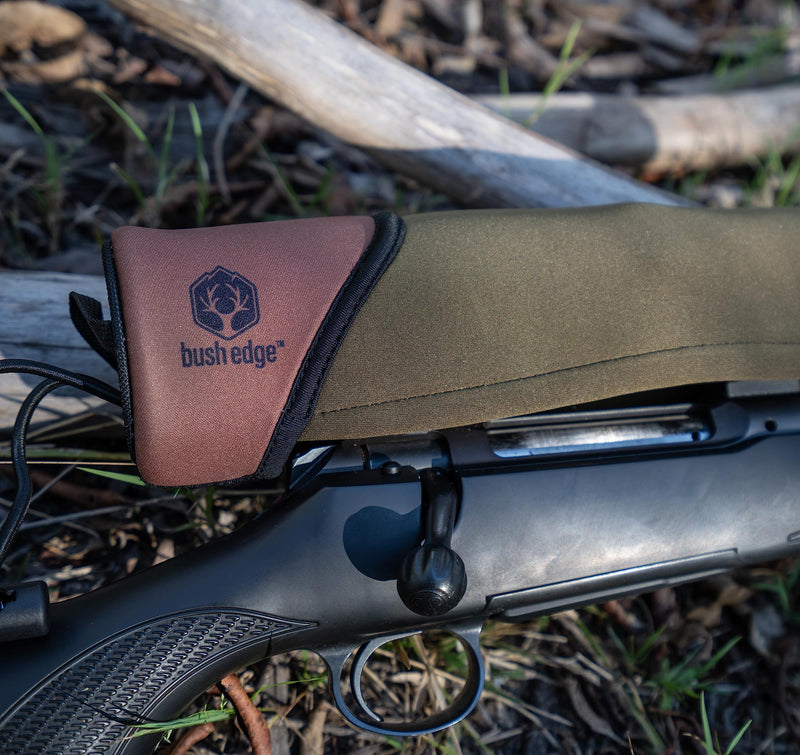[AUSTRALIA] - Scope Cover - Bush Edge Protector-Series | Impact Protection, Waterproof 3-Layer Neoprene, Reinforced Ends, Quick Access. Adjustable Cord for Varied Sizing MEDUIM/LARGE 