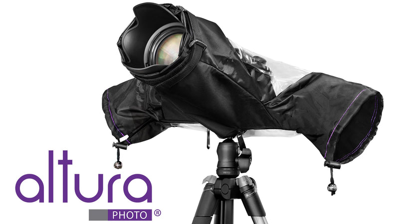 Altura Photo Camera Rain Cover, Waterproof Lens Jacket for Canon Sony Nikon