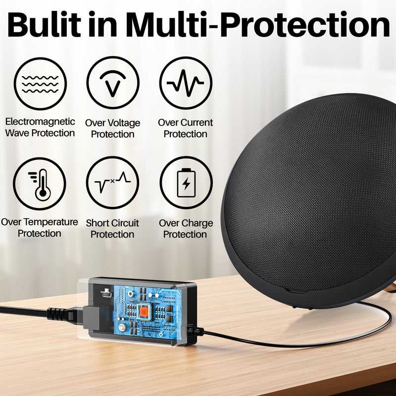 for Harman Kardon Charger for Harman Kardon Speaker Onyx Studio 8 7 6 5 4 3 2 1 Wireless Bluetooth Speaker Power Cord for Harman Kardon Onyx Aura Studio 1 2 3 4 5 Speaker 19V DC Power Supply