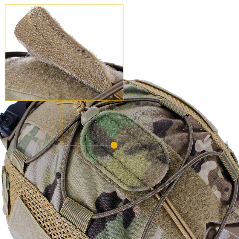 Tactical NVG Lanyard, JX Tacfancier Elastic Retention Bungee Cord for PVS7 PVS14 PVS31 Helmet Mounted Night Vision Devices, Tourniquet Holder for Duty Belt Multicam