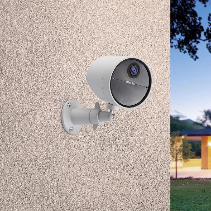 2 Pack Wall Mount Holder Compatible with SimpliSafe Outdoor Security Camera, 360°Rotation Security Bracket with 1/4 Screw Thread , Camera Not Included (White)