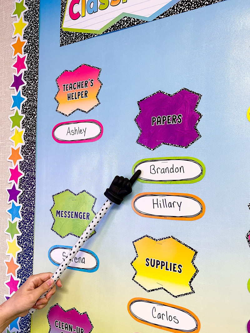 Teacher Created Resources Black Painted Dots Hand Pointer
