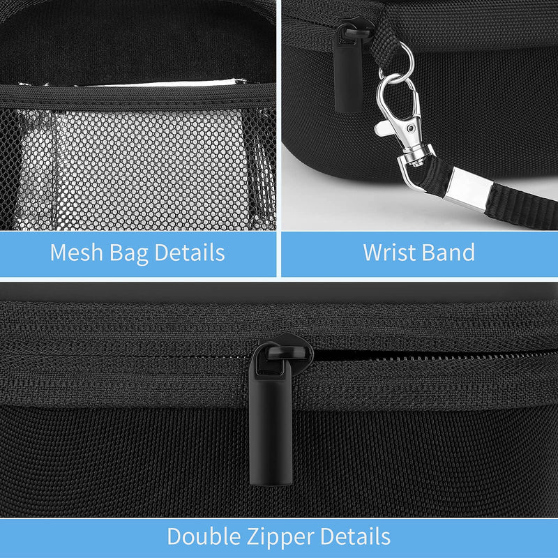 Yinke Case for Instant Camera, Hard Organizer Portable Carry Travel Cover Storage Bag Black