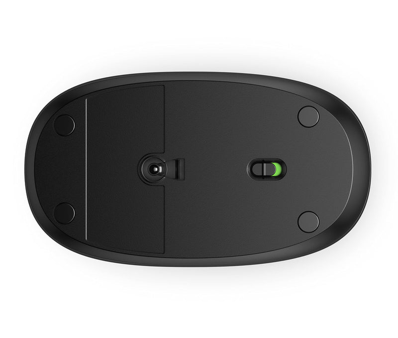 HP 240 Bluetooth® Mouse, Lock On with Bluetooth® 5.1 Wireless connectivity, Super Accurate Tracking at 1600 DPI, Sleek ambidextrous Design with Three Buttons and a Scroll Wheel (3V0G9AA) Black