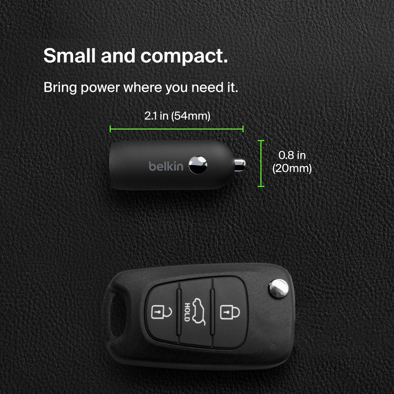 Belkin BoostCharge 30W USB-C Car Charger with 4-Port Extender | USB-C Power Delivery, universal compatibility, for iPhone 16, Galaxy S25, Note series, Nintendo Switch 2