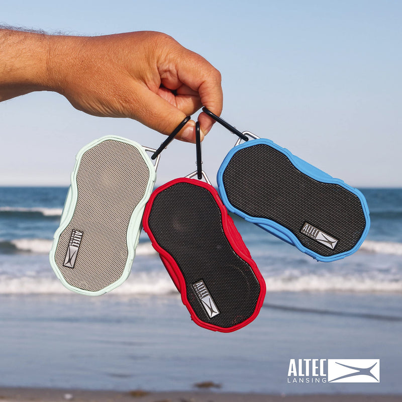 [AUSTRALIA] - Altec Lansing - Baby Boom Waterproof Bluetooth Speaker, Wireless & Portable for Travel & Outdoor Use, Deep Bass & Loud Sound, 1 Pack (Black) Black 