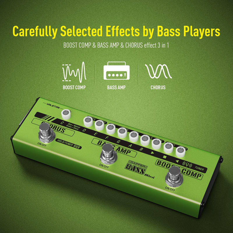 Valeton MES-2 Dapper Bass Mini Effect Strip