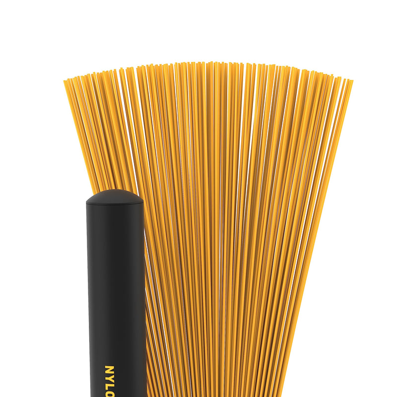 ProMark Light Nylon Brush 5B - Yellow - Jazz Brush - Wire Brush for Snare Drums - Nylon Drum Brush