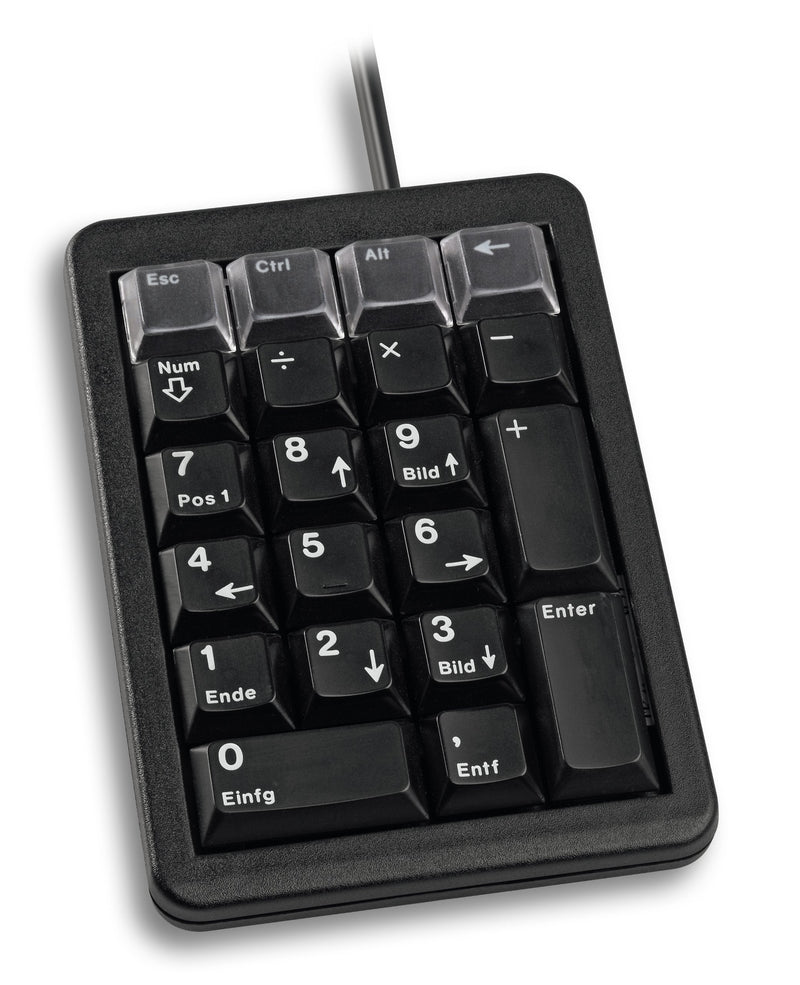CHERRY Ultraslim Programmable Keypad, Black - 26 Keys - G84-4700LUCUS-2