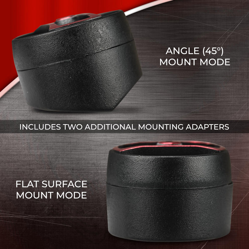 DS18 SQT1 1.3" Multi-Mount PEI Mini Dome Tweeter with 0.8" Voice Coil, Neodymium Magnet, Pair