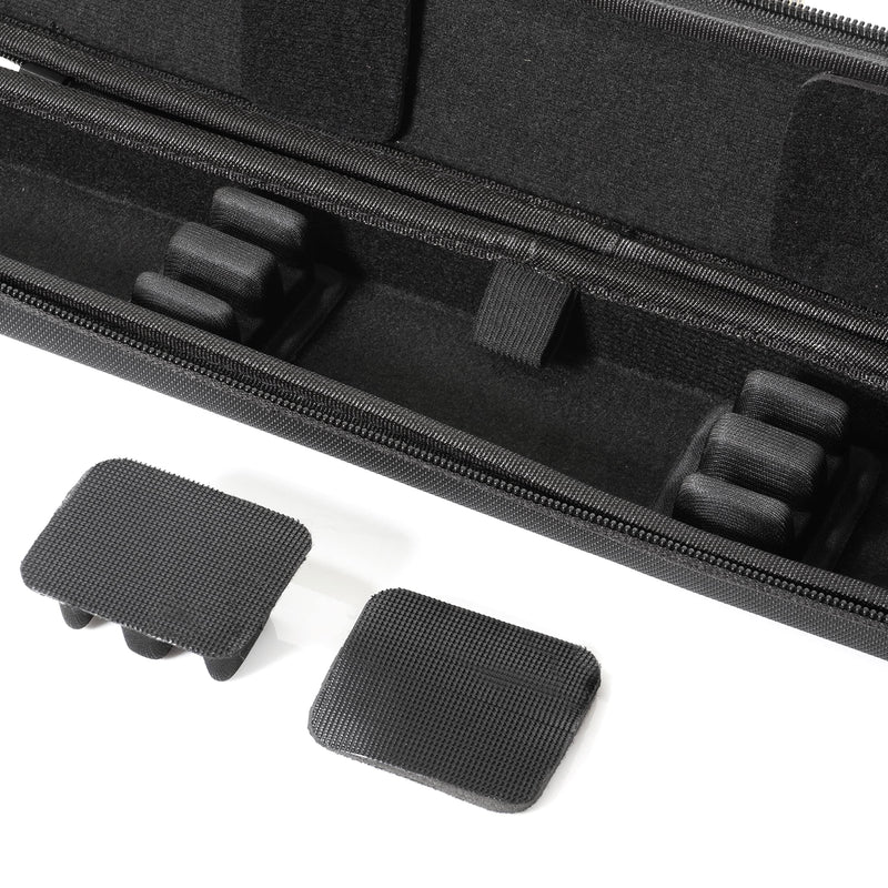 Conductor Baton Case - Black Holder with Carrying Strap - Adjustable Inserts - Complete with Small Accessory Storage Case