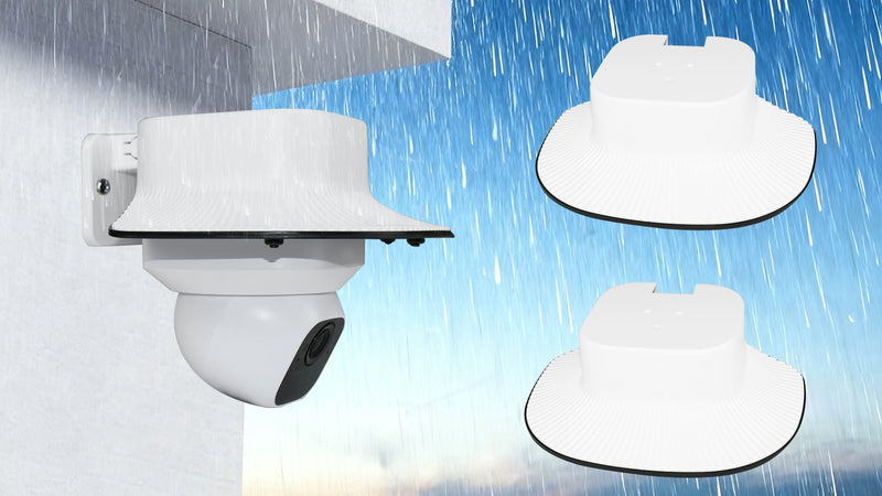 2 Pack Sun Rain Shade Cover Compatible with Eufy SoloCam S340/E42/E30 2 Pack