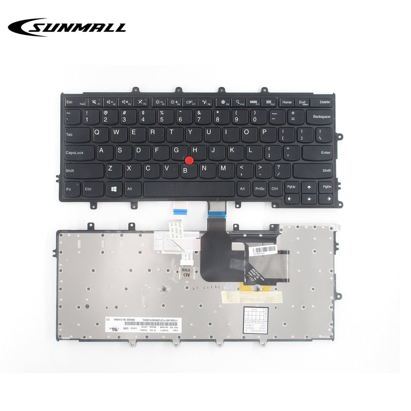 SUNMALL Keyboard Replacement Compatible with Lenovo thinkpad X230S X240 X240S X240I X250 X260 X270 Series Laptop Black US Layout