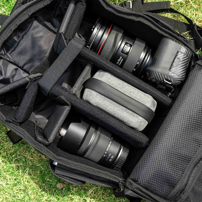 JJC Compact Camera Battery Case+Lens Filter Case up to 95mm