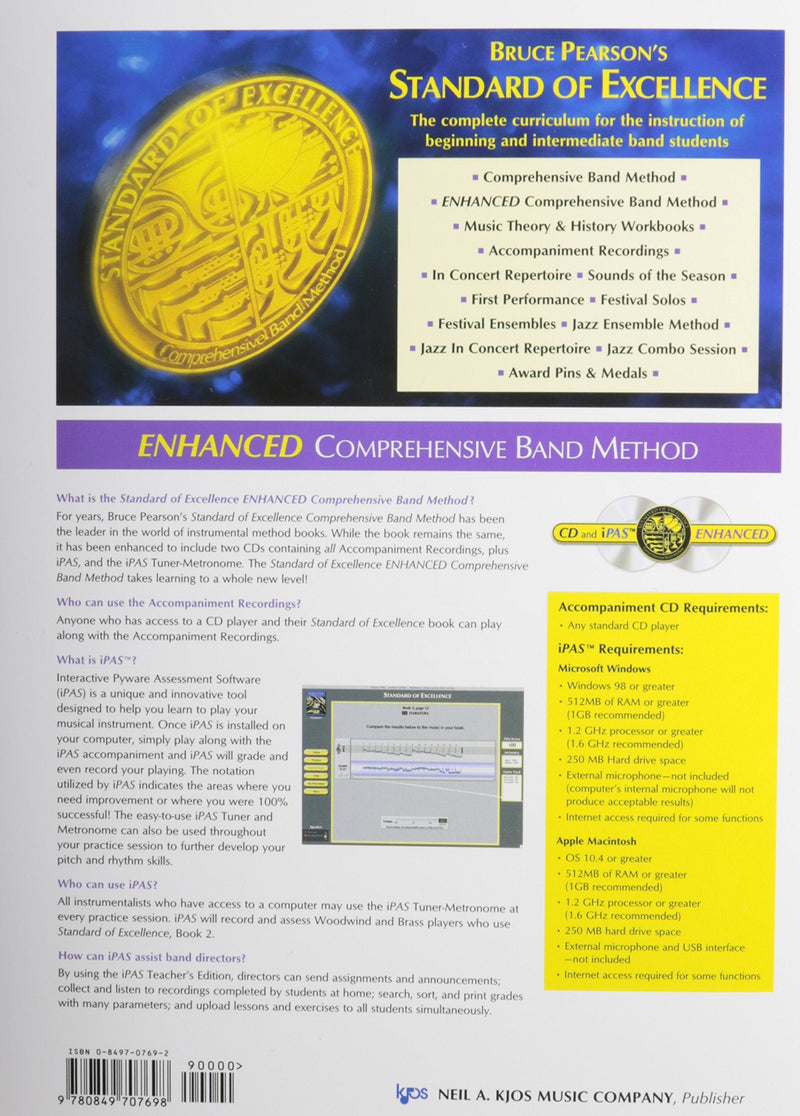 [AUSTRALIA] - PW22OB - Standard of Excellence Enhanced Book 2 - Oboe 
