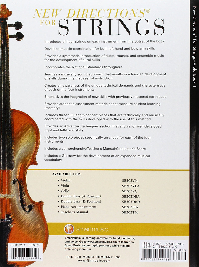 New Directions(R) For Strings, Viola Book 1