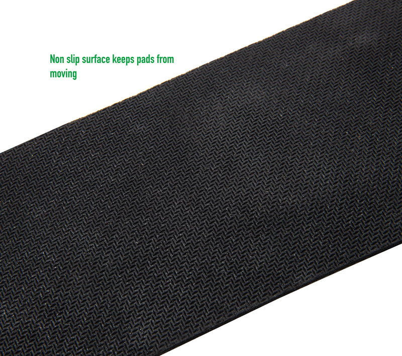 Mind Reader Gel Wrist Rest, Ergonomic Memory Foam Support Cushion Set for Keyboard and Mouse, Non-Slip Rubberized Base, Helps Relieve Tension, Black Single
