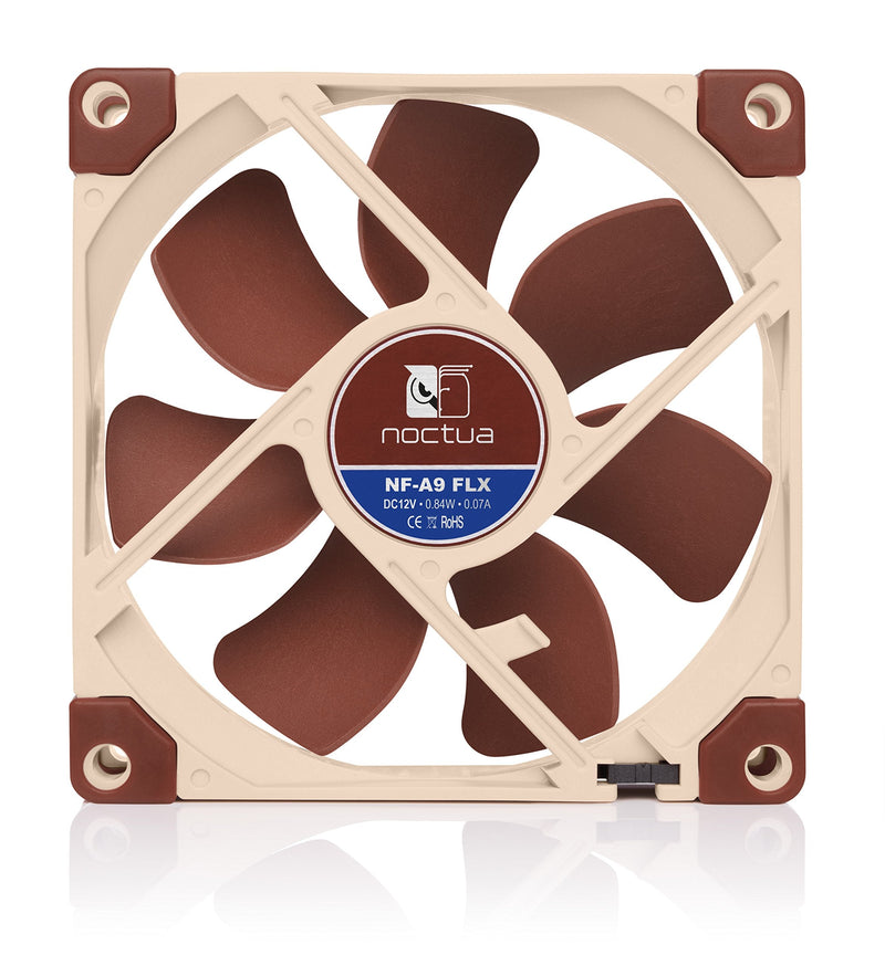 Noctua NF-A9 FLX, Premium Quiet Fan, 3-Pin (92mm, Brown)