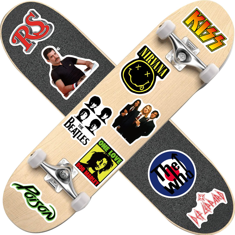 500 PCS Rock Band Stickers Pack Colorful VSCO Waterproof Stickers, Cute Aesthetic Stickers. Water Bottle, Laptop, Phone, Skateboard Stickers for Girls - Boys - Adults -Teens .., Vinyl Sticker