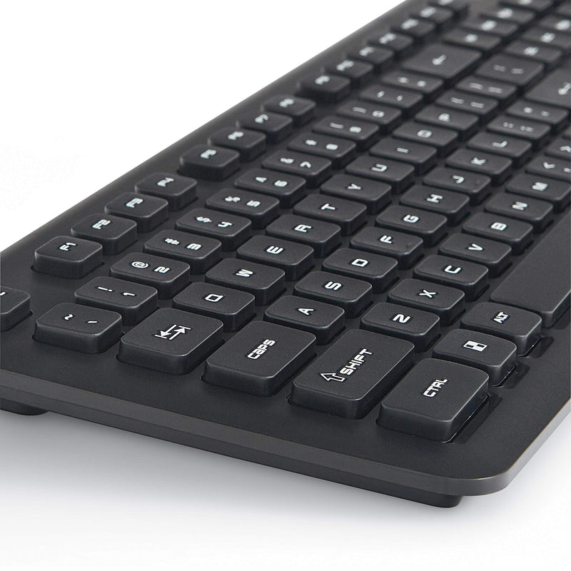 Verbatim 2.4Ghz Wireless Slimline Keyboard Plug And Play USB Receiver Compatible with PC, Laptop