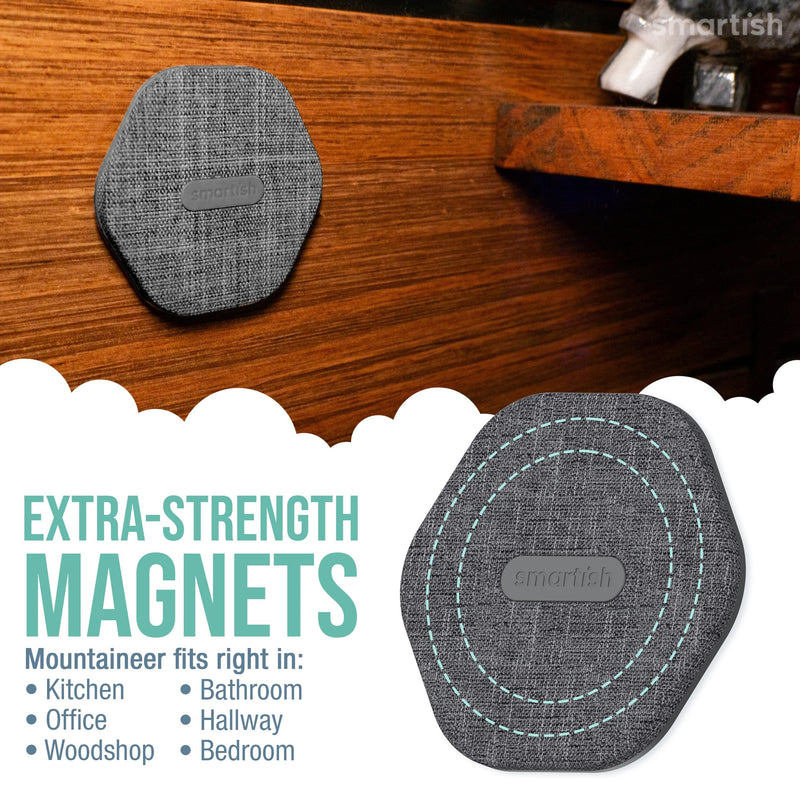 Smartish MagSafe Car Mount + MagSafe Mountaineer Wall Mount Bundle - Mountaineer - Magnetic Stick on Phone Mount Extra Strength Magnet for Apple Accessories