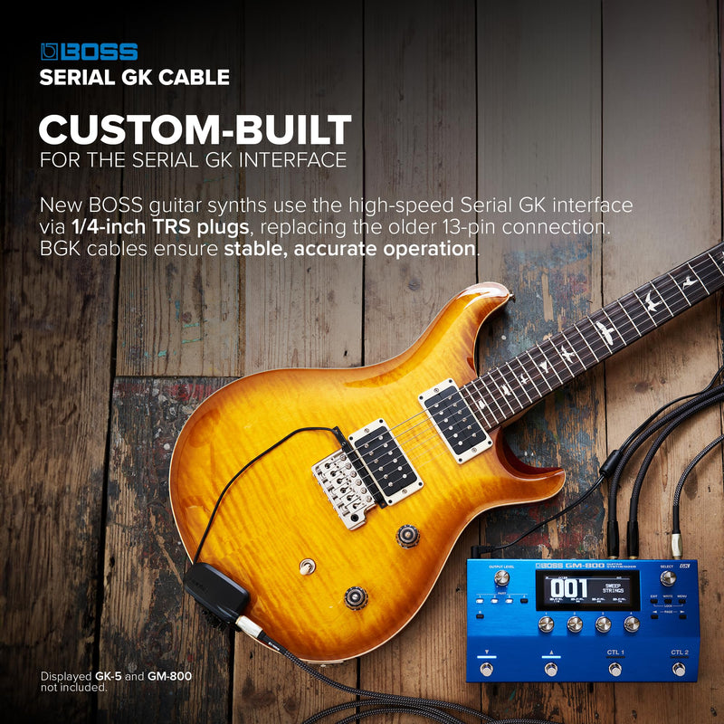 BOSS BGK-3 | 3ft/1m High-Performance Digital Cable Guitar Synthesizer Products | Compatible with GM-800, GK-5, GK-5B, GKC-AD & GKC-DA