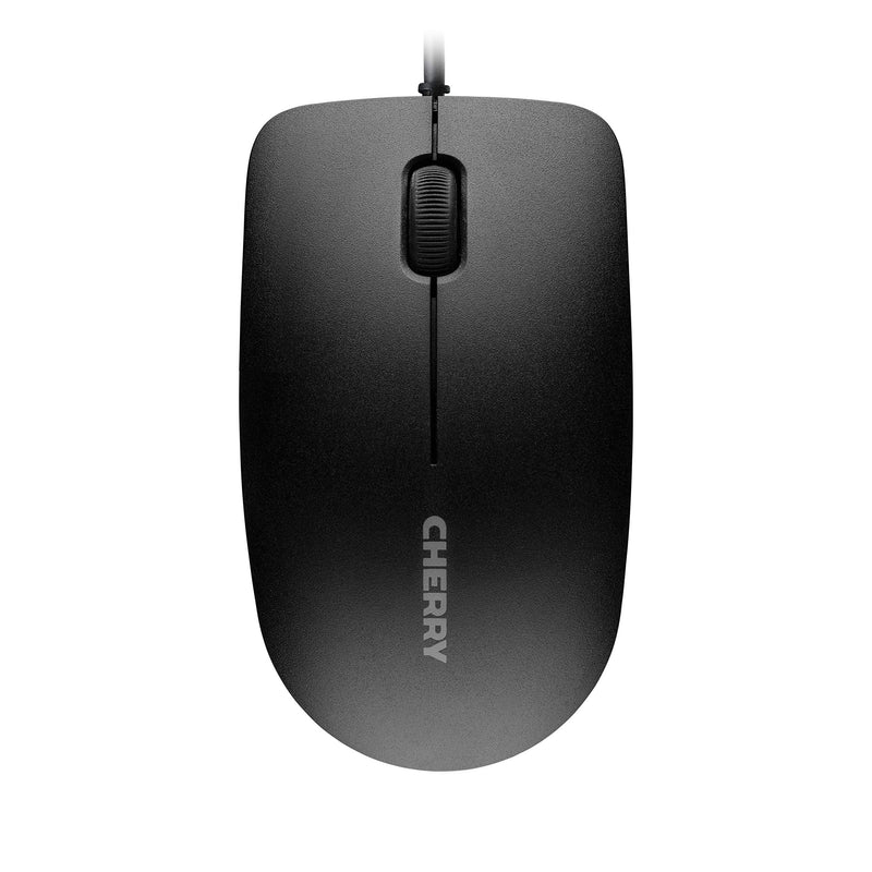 CHERRY Corded Mouse. Simple Durable and Reliable Office Mouse. 3-Button with Scroll Wheel. USB Plug N Play. MC 1000