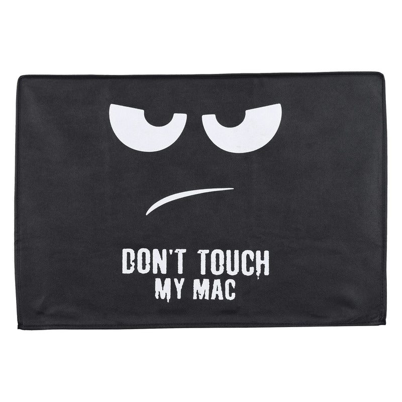 kwmobile Cover Compatible with Apple iMac 24" - 4-in-1 Case - Don't Touch My Mac White/Black Don't Touch My Mac 02-01
