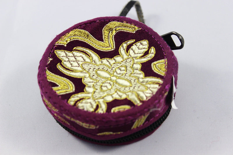 Tingsha/Tibetan Meditation Bell/Finger Cymbals with free Silk Case by Nepalese Handicraft Zone (Bronze)