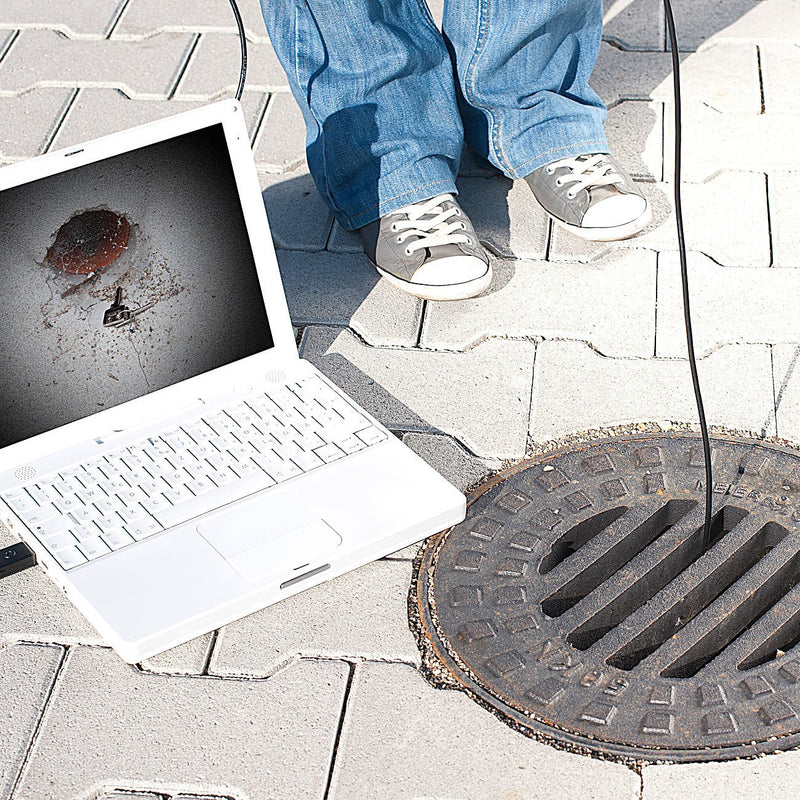 Somikon Wasserfeste USB-Endoskop-Kamera mit 7m-Kabel & LEDs