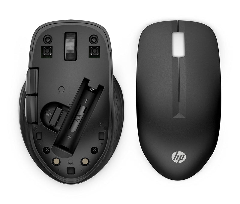 HP 430 Multi-Device Wireless Mouse - Black - Bluetooth 5.2 & 2.4GHz Wireless USB Receiver, up to 4000 DPI Blue Sensor, Customizable Buttons, 2-Year Battery, PC, Laptop, Mac, Chromebook (3B4Q2AA#ABL)