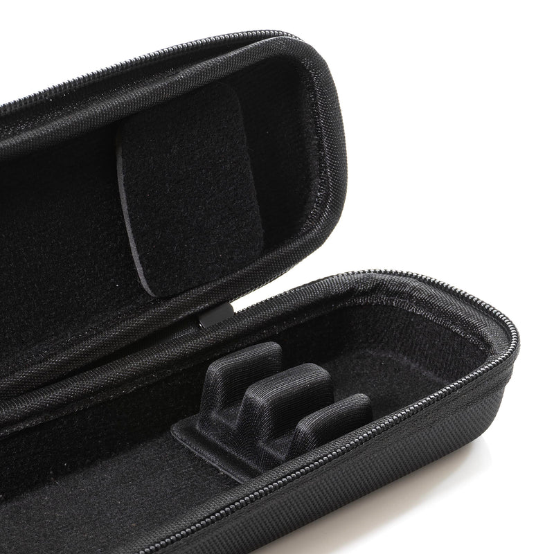 Conductor Baton Case - Black Holder with Carrying Strap - Adjustable Inserts - Complete with Small Accessory Storage Case