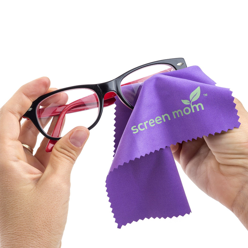 [AUSTRALIA] - Screen Mom Screen Cleaner Home & Away Bundle – Designed for LED, LCD, Plasma, TV, iPad, Laptop, Computer Monitor, Tablets, Phones, & Eyeglasses - Includes 8oz & 2oz Bottle with 4 Microfiber Cloths 