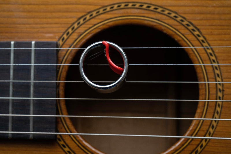 Black Mountain Slide Guitar Rings - Made From Tungsten Steel. Acoustic Guitar Slide, Electric Guitar Slide, Bass, Ukulele, and More. Almost as Hard as Diamond, Smooth Surface Finish, New Invention Regular