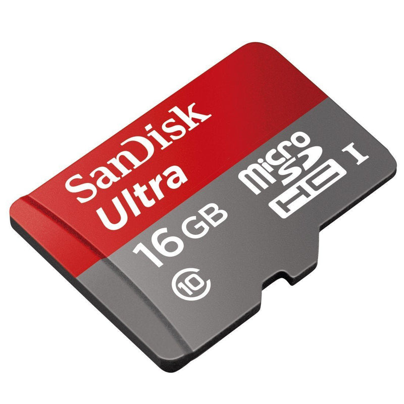 SanDisk Ultra Micro SDHC, 16GB Card