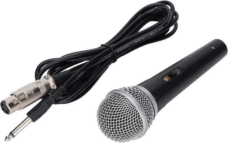 Professional Dynamic Karaoke Vocal Microphone with Cable. Metal Body (Blue/Grey) Blue/Grey