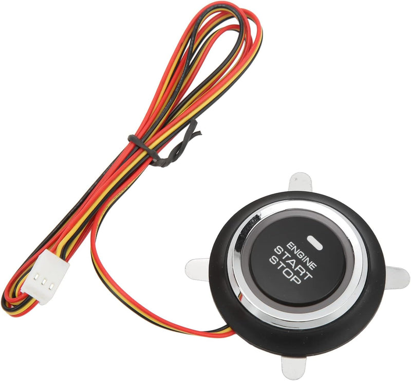 EASYGUARD ES002-P2 Engine Start Button Module with Remote Start Optional for Automatic car Can Work with Original or aftermarket Key fobs DC12V