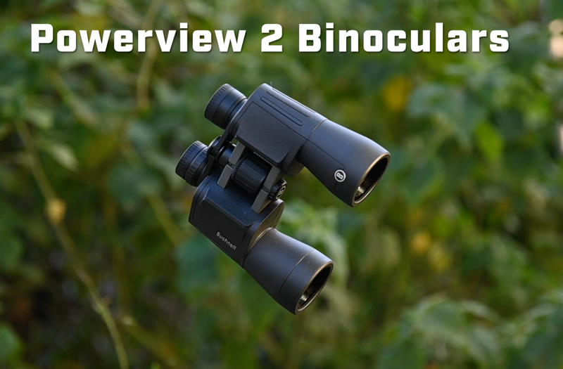 Bushnell Powerview 2 8x21 Binoculars, Compact Folding Binoculars with Roof Prism Design, For Birdwatching, Outdoor Sports, Concerts